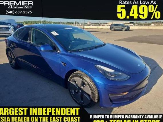 TESLA MODEL 3 2022 5YJ3E1EB1NF274721 image